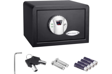Image of Barska Compact Biometric Gun Safe, Black, 12x8x7.75in w/ Motorized Lock AX11620