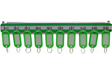 Image of Barska Labeled Key Shelves w/ 401-500 Numbered Hooks for Key Cabinets, Multi, Medium, AF13690