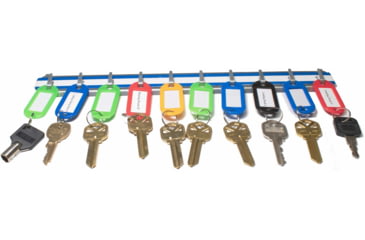 Image of Barska Labeled Key Shelves w/ 501-600 Numbered Hooks for Key Cabinets, Multi, Medium, AF13692