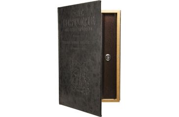 Image of Barska Large Antique Book Safe with Key Lock, Brown CB11992