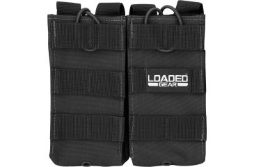 Image of Barska Loaded Gear CX-850 Double Magazine Pouch,Black BI13000