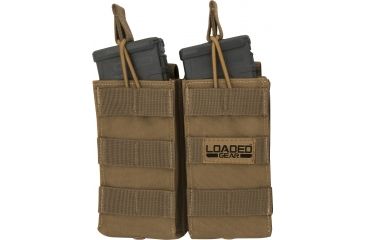 Image of Barska Loaded Gear CX-850 Double Magazine Pouch,Flat Dark Earth BI13002