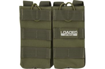 Image of Barska Loaded Gear CX-850 Double Magazine Pouch,OD Green BI13004