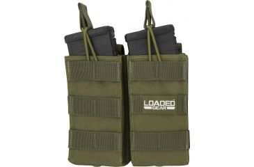 Image of Barska Loaded Gear CX-850 Double Magazine Pouch,OD Green BI13004