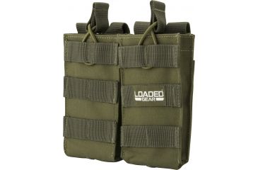 Image of Barska Loaded Gear CX-850 Double Magazine Pouch,OD Green BI13004