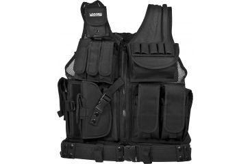 Image of Loaded Gear VX-200 Tactical Vest Left handed use, Black BI12154