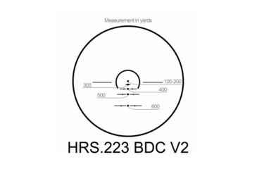 Image of Barska SWAT 1-8x 24mm HRS .223 BDC Rifle Scope, Black, Small, AC13326
