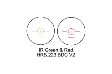 Image of Barska SWAT 1-8x 24mm HRS .223 BDC Rifle Scope, Black, Small, AC13326