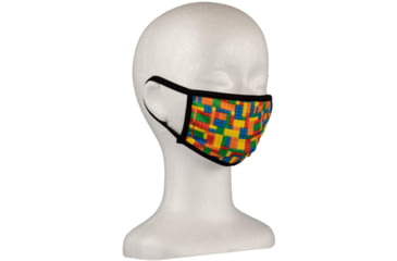 Image of Bartact Kids Reversible 2 Ply Polyester Reusable Washable Face Mask Cover w/ Filter Slot, Small, Lego Mini Figure, FMLEGO