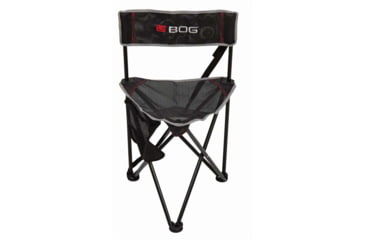 Image of Bog-Pod Triple Play Chair, 3 Legs, Black, Steel Frame, Exterior Pocket, 1117130