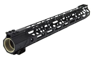 Image of Battle Arms Development Rigidrail Handguard, AR15/M16, 17in, M-Lok, Anodize, Black, BAD-RR17-MLOK
