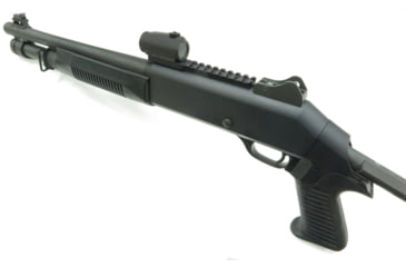 Image of Battle Steel Benelli M4 Top Rail W/ Integrated Aimpoint &amp; Holosun Micro Sight Base - BATTLESTEEL-418777