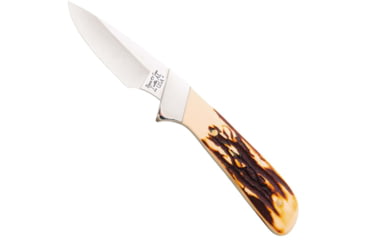 Image of Bear and Son Knives Invincible Skinner Fixed Blade Knife, 2.75in, 440 Stainless Steel, Skinner, Stag Delrin Handle, SD82