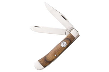 Image of Bear and Son Knives Large Trapper Folding Knife, 3.25in, 1095 Carbon Steel, Walnut Handle, C254