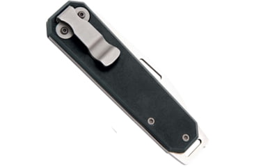 Image of Bear and Son Knives Slip Joint Folding Knife w/ Clip, 2.38in, High Carbon Stainless Steel, Drop Point, Aluminum Handle, Black, 110BK