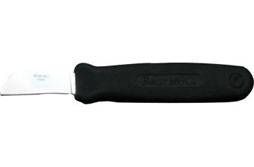 Image of Bear &amp; Son Cushion Grip Fixed Blade Knife, hollow ground High Carbon SS blad, Black Kraton cushion grip Handle BC486