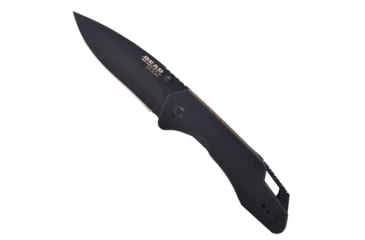 Image of Bear &amp; Son Cutlery Sideliner Assisted Opening Folding Knife, 3.38in, 440 Stainless Steel Drop Point Black Blade, Black G10 Handle, 61502
