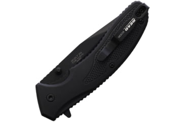 Image of Bear &amp; Son Cutlery Sideliner Zytel Folding Knife, 4.5in Closed, 3.5in Black Finish Stainless Steel Blade, Black Zytel Handle, 61130