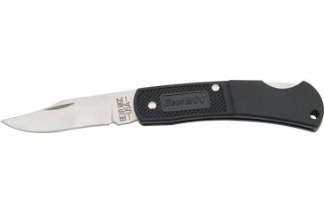 Image of Bear &amp; Son Executive Lockback Fold Knife, SS clip Blade, Lightweight black Zytel Handle BC726