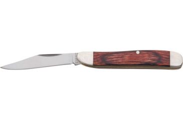 Image of Bear &amp; Son Peanut RoseWood Fold Knife, SS clip Blade, RoseWood Handle BC219R