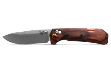 Image of Benchmade 15062 Grizzly Creek Folding Knives, 3.49 in, CPM-S30V Steel, Hunting, Brown Handle, 15062