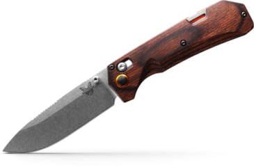 Image of Benchmade 15062 Grizzly Creek Folding Knives, 3.49 in, CPM-S30V Steel, Hunting, Brown Handle, 15062