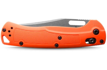 Image of Benchmade 15535 Taggedout Folding Knife, 3.5in, CPM-154 58-61 HRC, Reversible Tip-Up, Orange, 15535