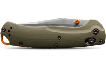 Image of Benchmade 15536 Taggedout Folding Knives, 3.5 in, CPM-S45VN Steel, Hunting, OD Green Handle, 15536