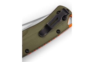 Image of Benchmade 15536 Taggedout Folding Knives, 3.5 in, CPM-S45VN Steel, Hunting, OD Green Handle, 15536