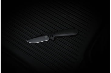 Image of Benchmade 430 Model Folding Knife, 3.55 in, CPM-D2 Steel, Drop Point Blade, Grivory, Black Handle, Black/Black, 8.29 in, 430BK-02