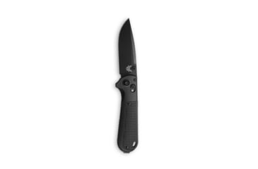Image of Benchmade 430 Model Folding Knife, 3.55 in, CPM-D2 Steel, Drop Point Blade, Grivory, Black Handle, Black/Black, 8.29 in, 430BK-02
