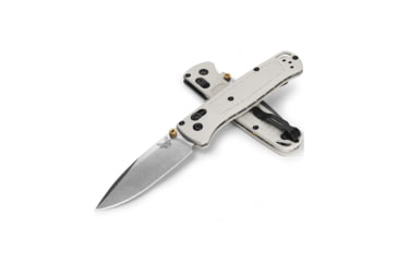 Image of Benchmade 535 Model Folding Knives, 3.24 in, CPM-S30V Premium Steel, Folding Blade, Grivory Handle, Stonewash/Tan, 7.46inch, 535-12