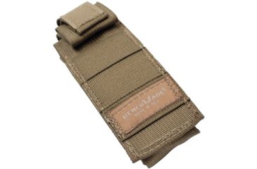 Image of Benchmade Adamas Manual Folding Knife, Plain Edge, BK Blade, Sand Handle, Sand Pouch 275BKSN