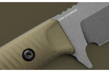Image of Benchmade Anonimus Fixed Blade Knife, 5in, CPM-Cru-Wear Tool Steel, Drop Point Blade, G10, OD Green Handle, 539GY