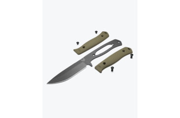 Image of Benchmade Anonimus Fixed Blade Knife, 5in, CPM-Cru-Wear Tool Steel, Drop Point Blade, G10, OD Green Handle, 539GY