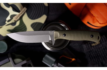 Image of Benchmade Anonimus Fixed Blade Knife, 5in, CPM-Cru-Wear Tool Steel, Drop Point Blade, G10, OD Green Handle, 539GY