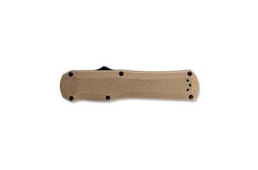 Image of Benchmade Autocrat Automatic Folding Knife, 3.71in, Double Edge Blade, Coyote Brown Handle, 3400BK-2