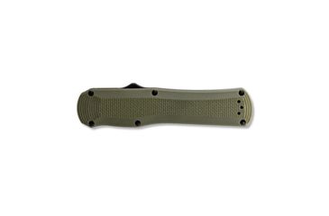 Image of Benchmade Autocrat Automatic Folding Knife, 3.71in, Double Edge Blade, Olive Drab Handle, 3400BK-1