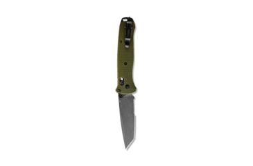 Image of Benchmade Bailout Folding Knife, 3.38in, CPM-M4 Serrated Tanto Blade, Woodland Green Handle, 537SGY-1