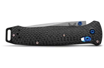 Image of Benchmade Bailout Folding Knife, 3.38in, M390 Stainless Steel, Tanto, Carbon Fiber, Carbon Fiber, 537-09