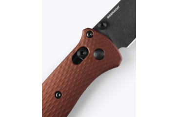 Image of Benchmade Bailout Folding Knife, 3.38in, Plain, CPM-Magnacut Stainless Steel, Tanto, 6061-T6 Aluminum, Burnt Copper, 537BK-07