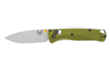 Image of Benchmade Blue Class Mini Bugout Folding Knife, 2.82in, CPM S90V Stainless Steel, Aluminum, WoOlive Drabland Green, 533SL-10
