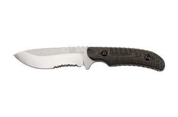 Image of Benchmade Bone Collector Large Fixed Knife, Combo Edge, Green+Black Handle 15005S-1