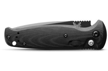Image of Benchmade CLA Auto Automatic Folding Knife, 3.4in, Drop-Point Blade, Black Handle, Black Blade, 4300BK