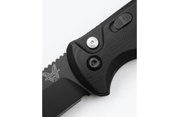 Image of Benchmade CLA Auto Automatic Folding Knife, 3.4in, Drop-Point Blade, Black Handle, Black Blade, 4300BK