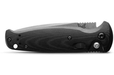 Image of Benchmade CLA Auto Automatic Folding Knife, 3.4in, Drop-Point Blade, Black Handle, Satin Blade, 4300