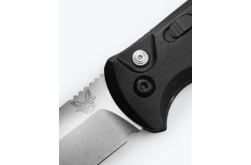 Image of Benchmade CLA Auto Automatic Folding Knife, 3.4in, Drop-Point Blade, Black Handle, Satin Blade, 4300
