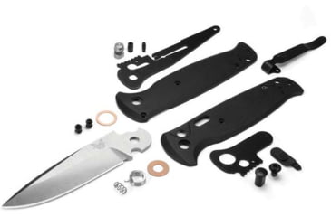 Image of Benchmade CLA Auto Automatic Folding Knife, 3.4in, Drop-Point Blade, Black Handle, Satin Blade, 4300