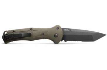 Image of Benchmade Claymore Automatic Folding Knife, 3.6in, CPM-D2, Tanto, Grivory Ranger Green, 9071SBK-1
