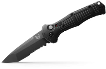 Image of Benchmade Claymore Automatic Folding Knife, 3.6in, CPM-D2, Tanto, Grivory Black, 9071SBK